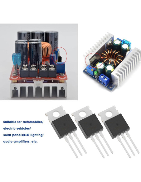 MOSFET N-Canal IRF1404 20Pcs 40V 160A 333W El Señor de las Herramientas