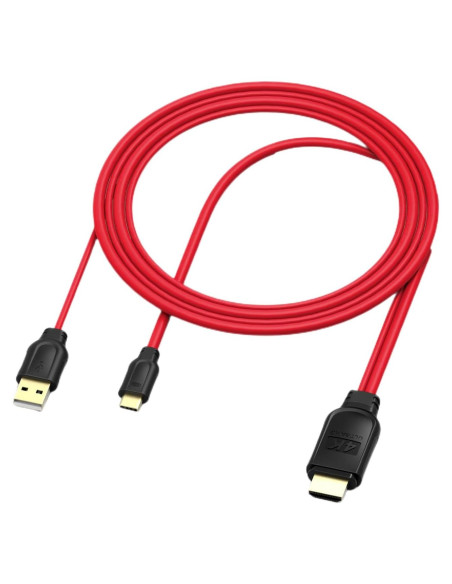 Adaptador Kkf USB Tipo C a HDMI 4K Aluminio Portátil