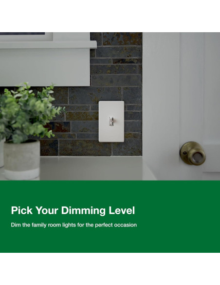 Interruptor Regulable Lutron Ariadni LED+ 150W Marfil