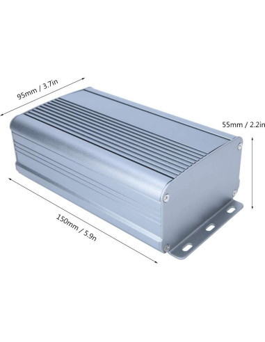 Caja de Enfriamiento de Aluminio Walfront 55x95x150mm DIY