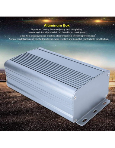 Caja de Enfriamiento de Aluminio Walfront 55x95x150mm DIY