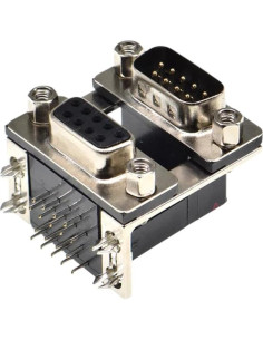 Conector D-Sub RS232 9 Pines para Montaje en PCB HIEMTASINZA 2