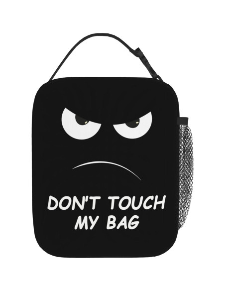 Bolsa de Almuerzo Aislada NKHFNBIO 6L Divertida con Cara Enfadada