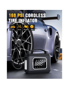 Compresor de Aire Portátil Thmomex PQ255 160 PSI 26800mAh 2