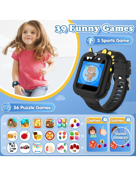 Reloj Inteligente para Niños Sedzofan S16G 39 Juegos HD