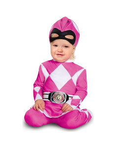 Disfraz de Ranger Rosa para Bebé 12-18 meses - Licencia Oficial 2