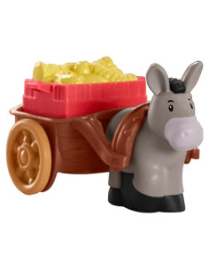 Pieza de Repuesto Fisher-Price HMX70 Burro Gris y Carro