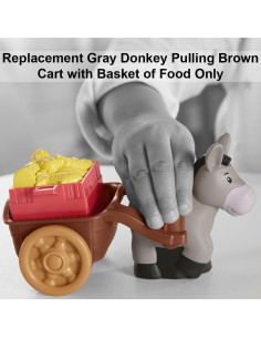 Pieza de Repuesto Fisher-Price HMX70 Burro Gris y Carro 2
