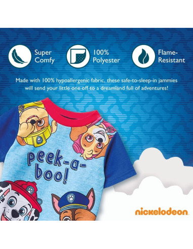 Conjunto de Pijama Nickelodeon Paw Patrol 2 Piezas 4T