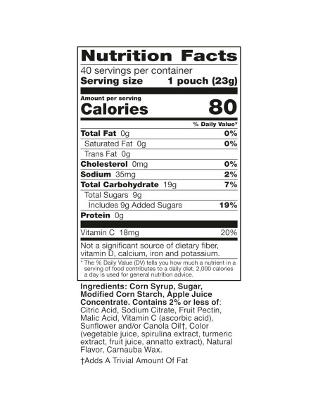 Snacks de Frutas Sabor Bluey Sin Gluten 40 Ct 907 g