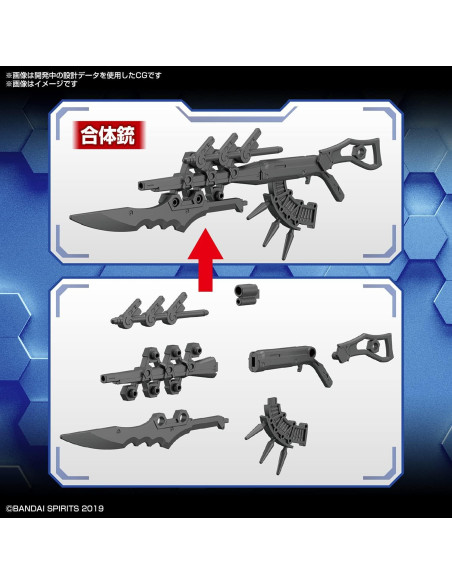 Conjunto de Armas Personalizadas Bandai - Kusarigama y Martillo