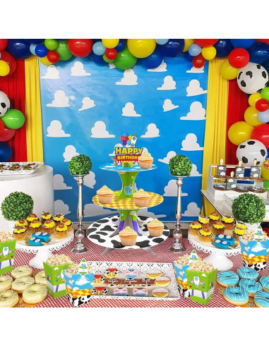 Cajas de Palomitas de Maíz CHENRINDECO 24pcs Cuento Animado