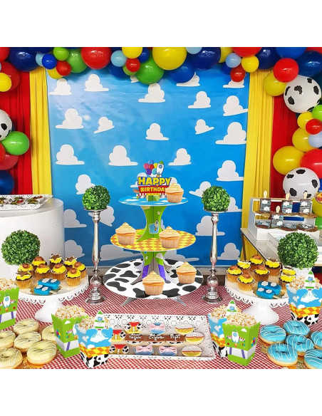 Cajas de Palomitas de Maíz CHENRINDECO 24pcs Cuento Animado