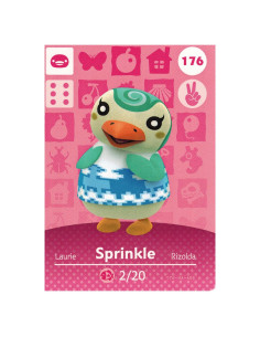 Tarjeta Amiibo Sprinkle 176/200 Nintendo Animal Crossing