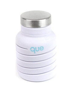 Botella de Agua Plegable que - 355ml Blanco Elegante 2