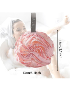 Esponja de Baño Exfoliante Loofah GZTFPQ - Set de 2 2