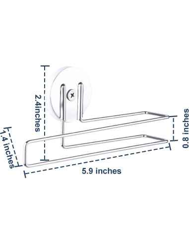 Soporte Magnético para Paño de Cocina JAZBREY Acero Inoxidable