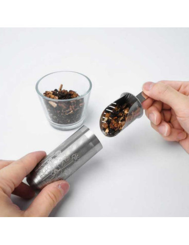 Infusor de Té de Acero Inoxidable 01liv. Teastick Plata
