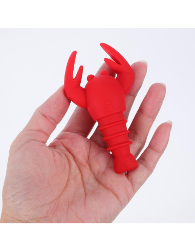 2 Piezas Tapones de Vino Silicona Langosta SHOWERORO