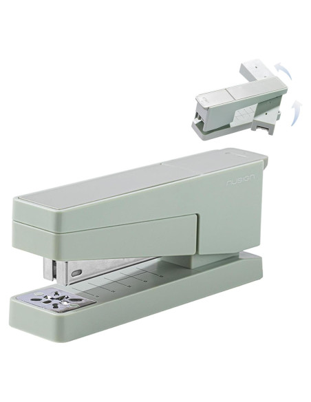 Grapadora de brazo oscilante ThermoBox 25 hojas Verde