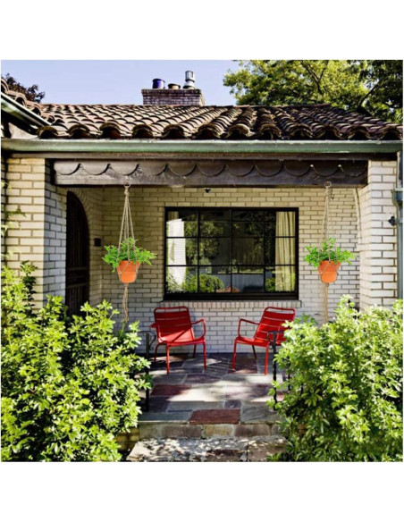 Keadic 6Pcs Colgadores de Plantas de Macramé - 3 Tamaños