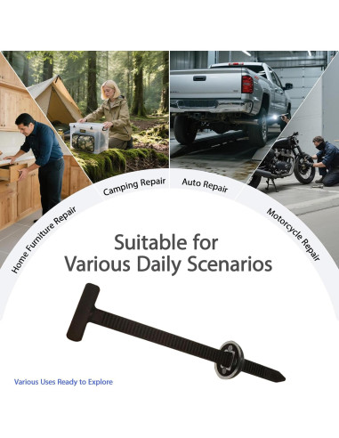 110 Hebillas de Cable Universal SHANXIWEIZHI con Bloqueo Seguro