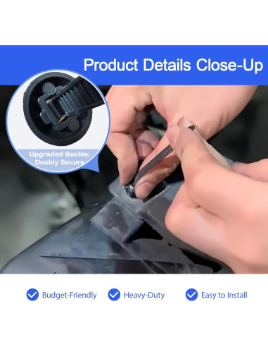 110 Hebillas de Cable Universal SHANXIWEIZHI con Bloqueo Seguro