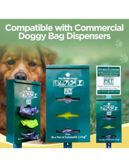 Bolsas de Poop Originales Recicladas 2000 Contenido Negras