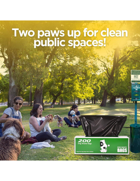 Bolsas de Poop Originales Recicladas 2000 Contenido Negras