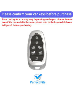 Funda de Llave Hyundai COZLA 7 Botones TPU Protección 360 2