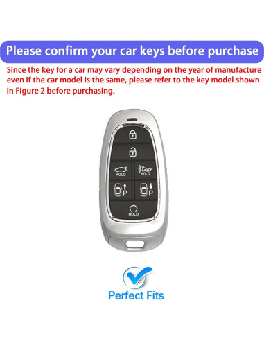 Funda de Llave Hyundai COZLA 7 Botones TPU Protección 360