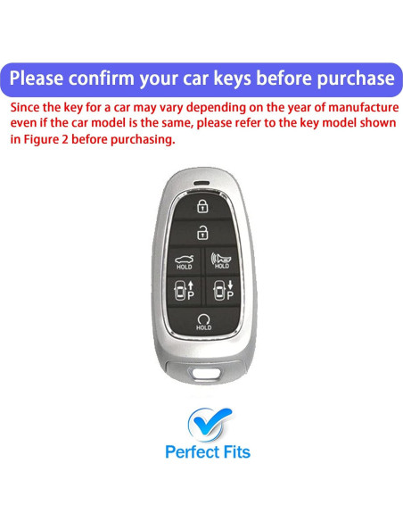 Funda de Llave Hyundai COZLA 7 Botones TPU Protección 360