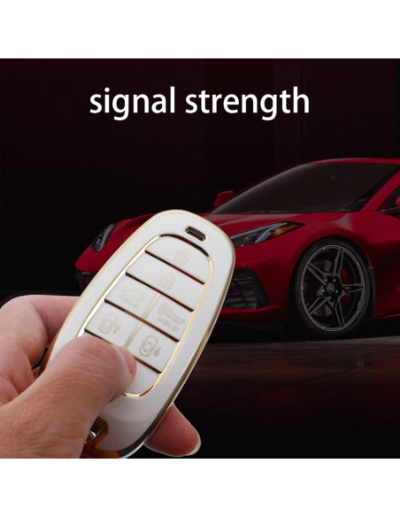 Funda de Llave Hyundai COZLA 7 Botones TPU Protección 360
