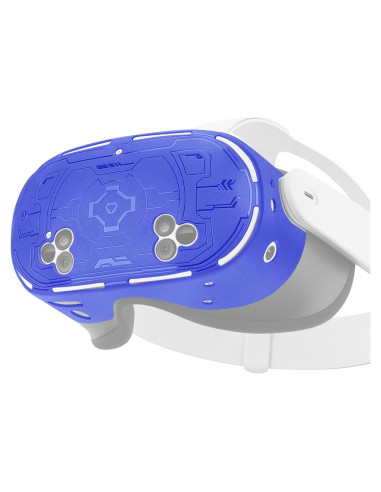 Funda Protectora Geekria para Auriculares VR Meta Q3S Azul