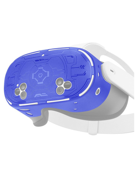 Funda Protectora Geekria para Auriculares VR Meta Q3S Azul