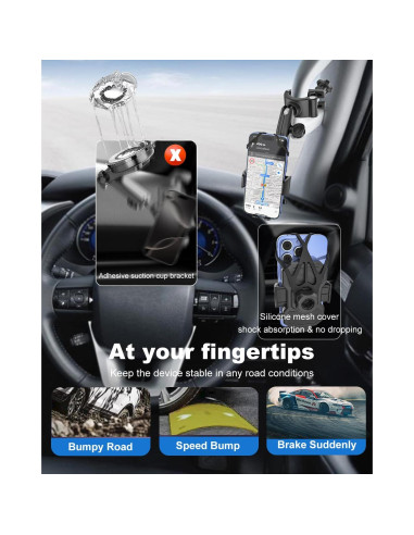 Soporte para Teléfono de Coche Kolasels con Brazo de Metal