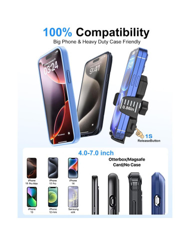 Soporte para Teléfono de Coche Kolasels con Brazo de Metal