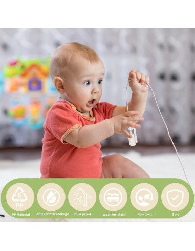 Protector de Cargador USB a Prueba de Bebés - 8 Unidades