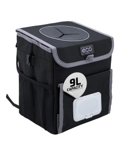 Basurero de Auto Eco Hygieia 9L Impermeable con Bolsillos