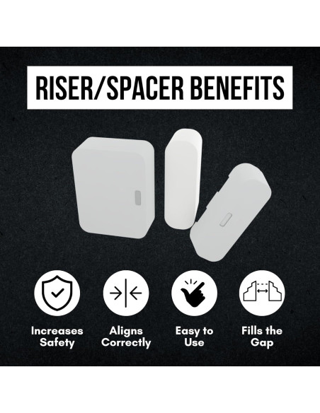 Elevador Magnético SimpliSafe - Espaciador de Contacto 2 Piezas