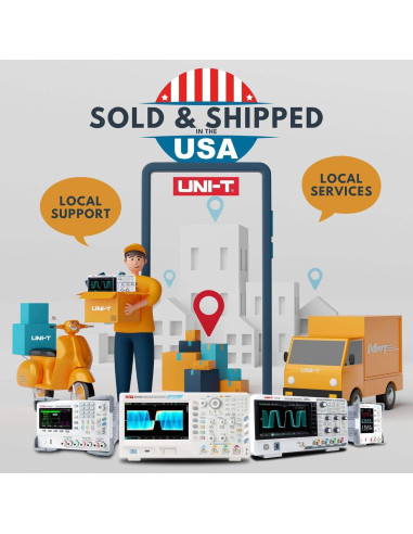 Multímetro Digital UNI-T UT8804E 200000 Cuentas 4.3" TFT