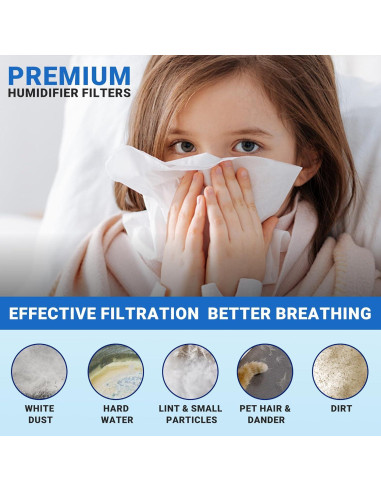 Filtro de Humidificador MAF2 NISHCON Compatible 2 Unidades