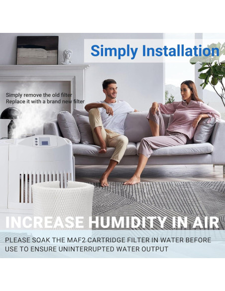 Filtro de Humidificador MAF2 NISHCON Compatible 2 Unidades