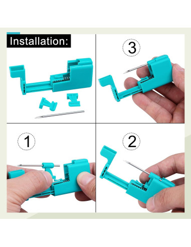 Kit de Perforación Corporal 24 Piezas Lianrunshangmao 14G 16G 20G