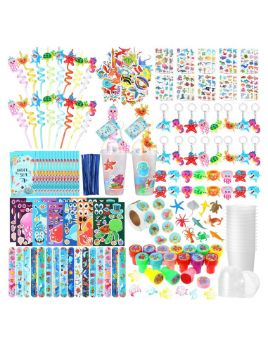Conjunto de Regalos Oceánicos Poen 212 Piezas para Fiesta