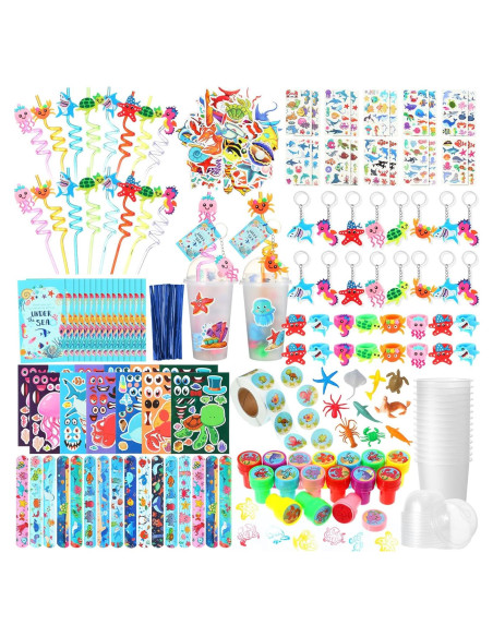 Conjunto de Regalos Oceánicos Poen 212 Piezas para Fiesta