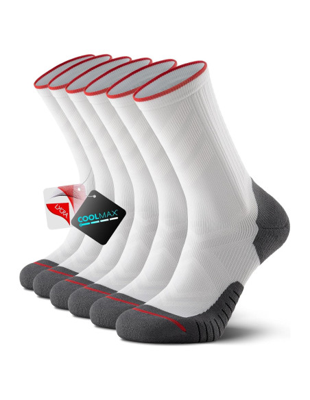 Calcetines Deportivos RUIXUE COOLMAX Unisex - Paquete de 3