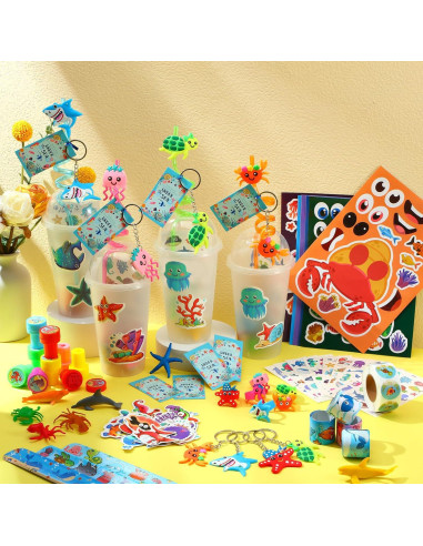 Conjunto de Regalos Oceánicos Poen 212 Piezas para Fiesta
