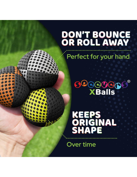 Pelotas de Malabarismo Speevers Set de 3 Mezcla de Colores 119g