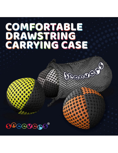 Pelotas de Malabarismo Speevers Set de 3 Mezcla de Colores 119g